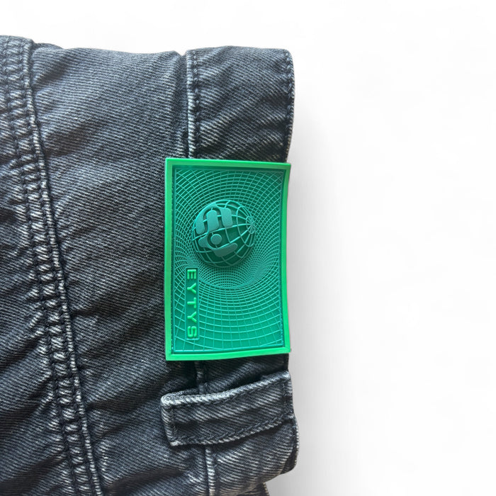 Keanu Stone Black Shorts