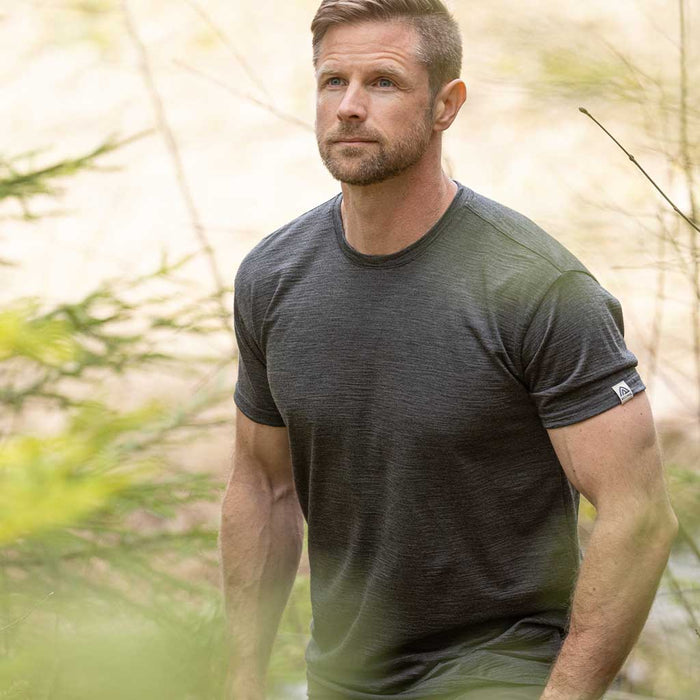 LightWool 180 Classic Tee - Marengo - Herr