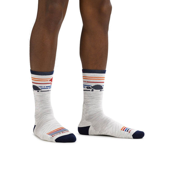 Pacer Micro Crew Ultra-Lightweight Running Sock - 1041 - Ash