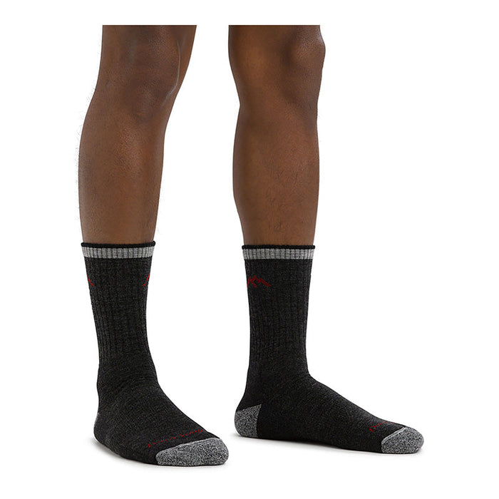 Hiker Micro Crew Midweight Hiking Sock - 1466 - Black