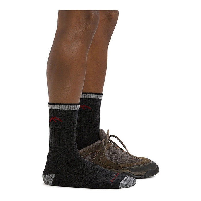 Hiker Micro Crew Midweight Hiking Sock - 1466 - Black