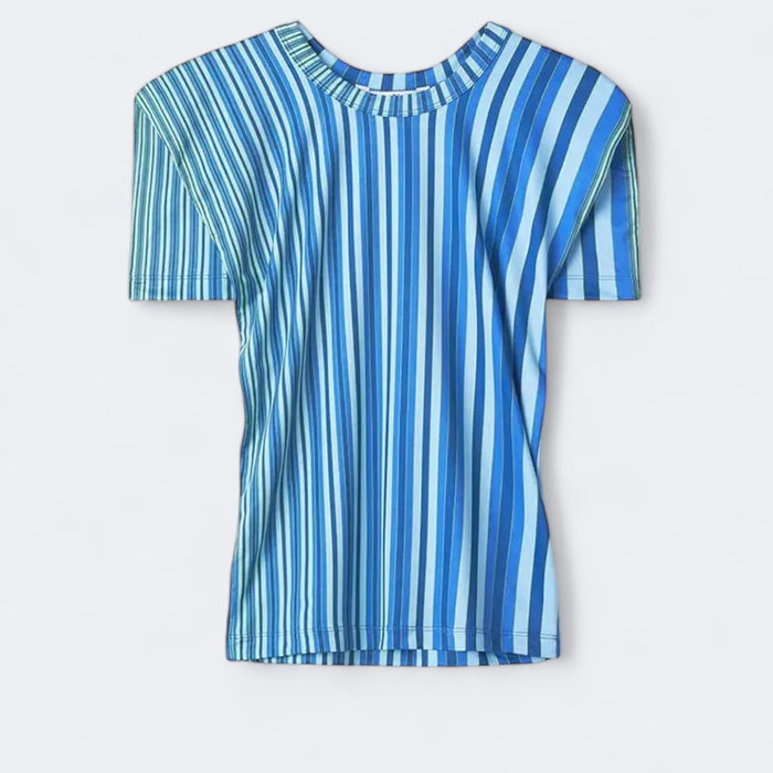 Leela Multi Navy Stripe