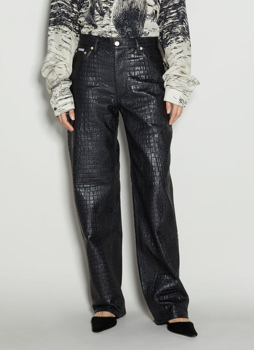 Benz Black Croco