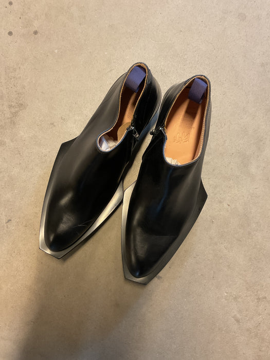 Sample Romeo Leather Black Ankle Boots