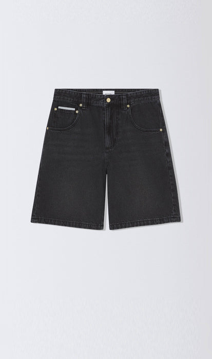 Keanu Stone Black Shorts