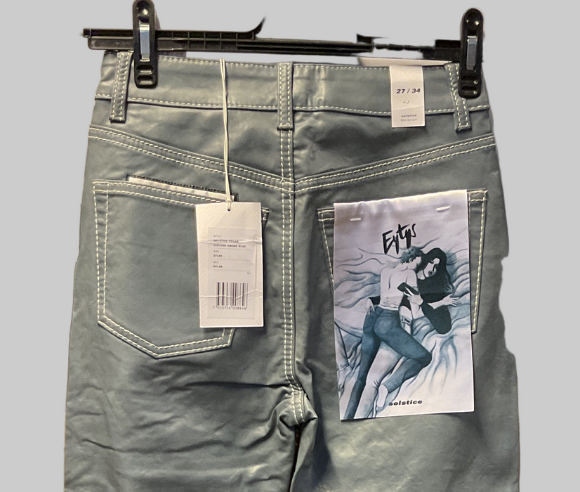 Solstice Vegan Leather Smoke Blue