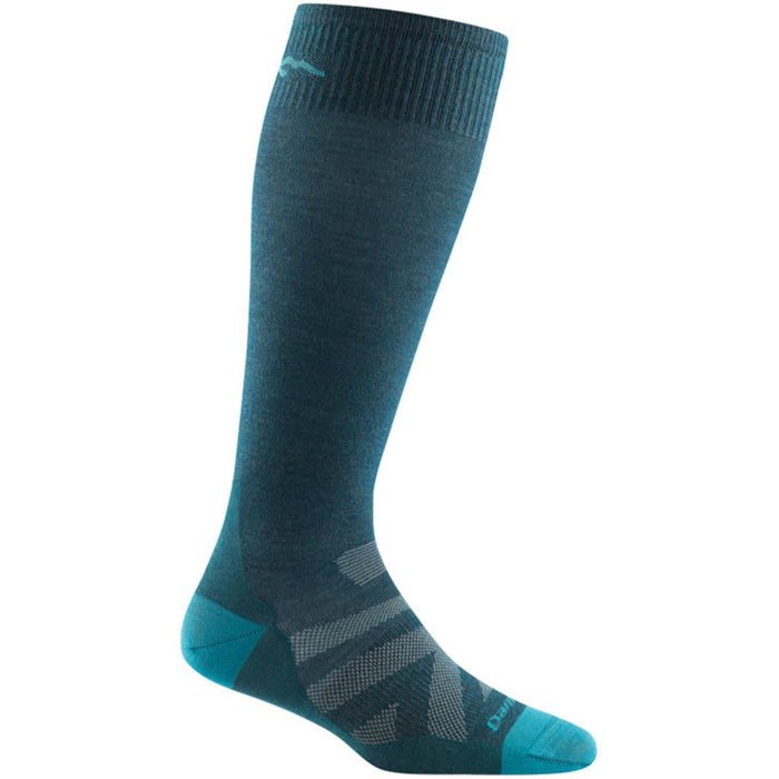 rfl otc ultra-lightweight ski & snowboard sock - dark teal - darn tough