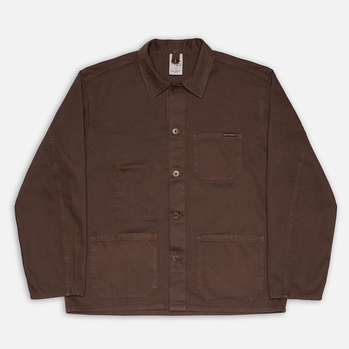 Buddy Herringbone Chore Jacket - Walnut - Herr
