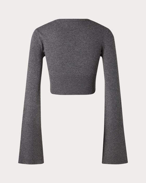 Calma Top Dark Grey Melange