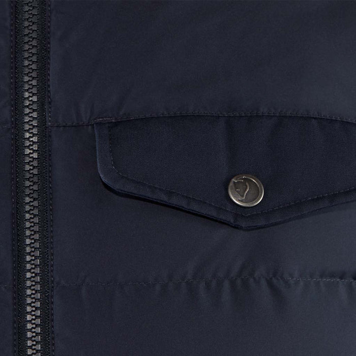 Greenland Down Liner Vest - Black - Dam