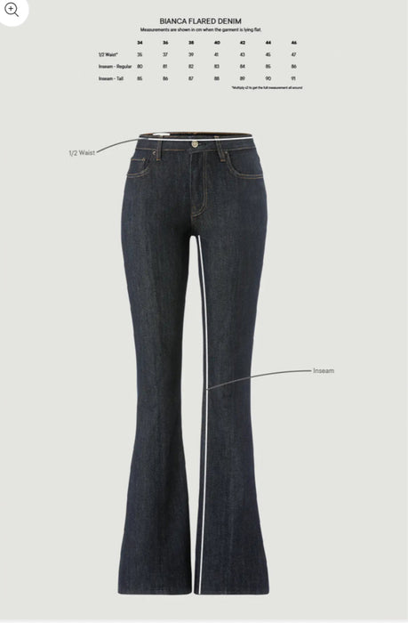 Flared Demin Regular Jeans