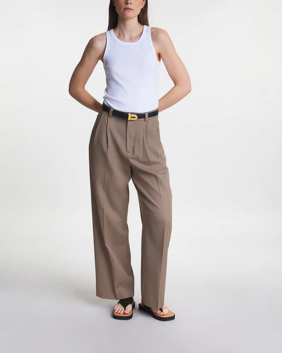Ribbed Tank Top White