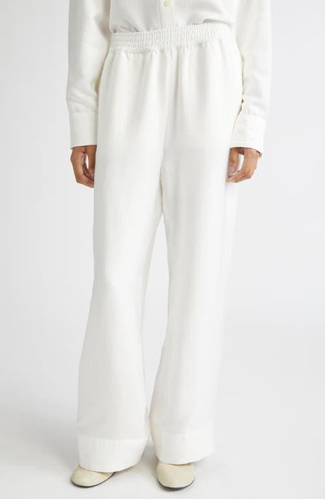 Fluid Trousers White
