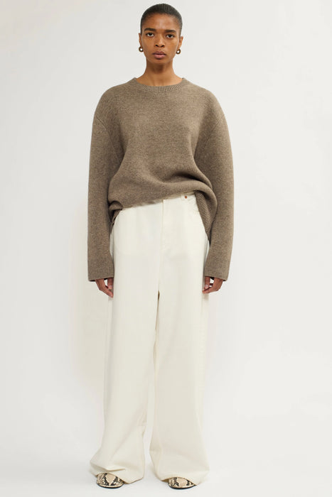 Double-knit merino sweater