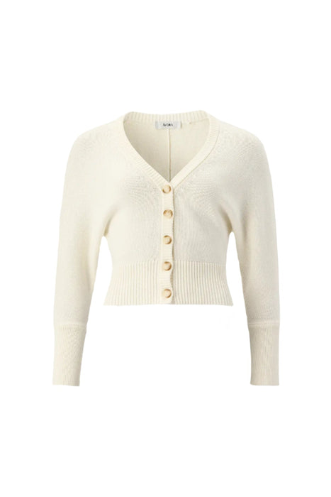 Cashmere Blend Cardigan Off White