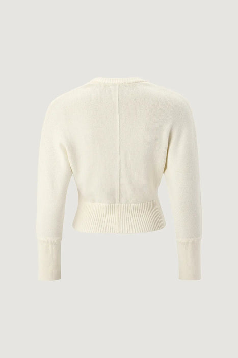Cashmere Blend Cardigan Off White