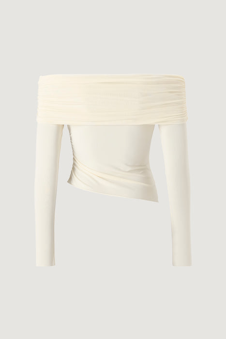 Off-Shoulder Top White