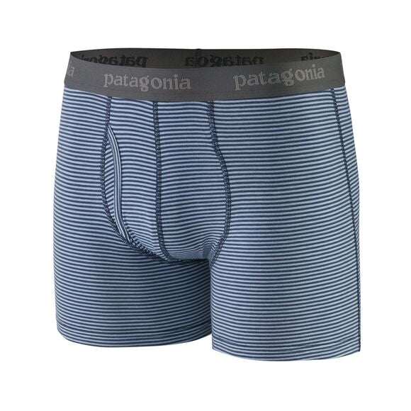 Essential Boxer Briefs 3" - Fathom Stripe: New Navy - Herr