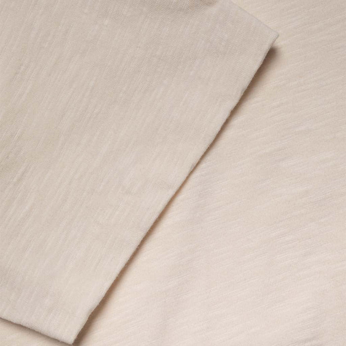 Roy Heavy Slub T-shirt - Ecru - Herr