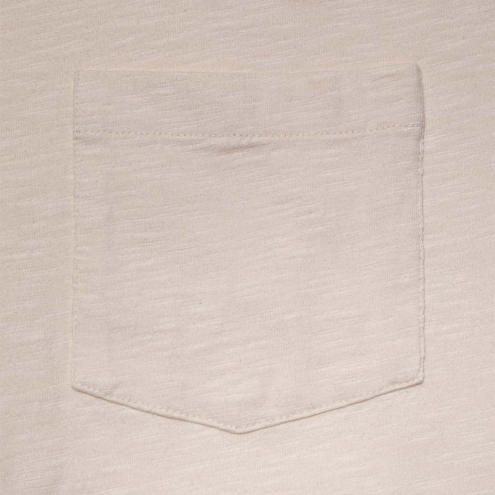 Roy Heavy Slub T-shirt - Ecru - Herr