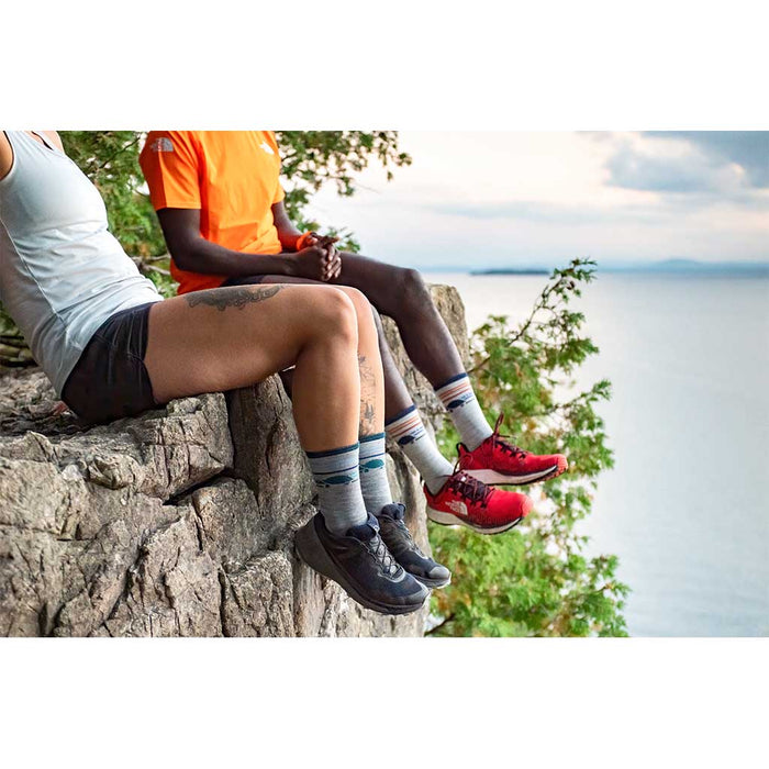 Pacer Micro Crew Ultra-Lightweight Running Sock - 1041 - Ash