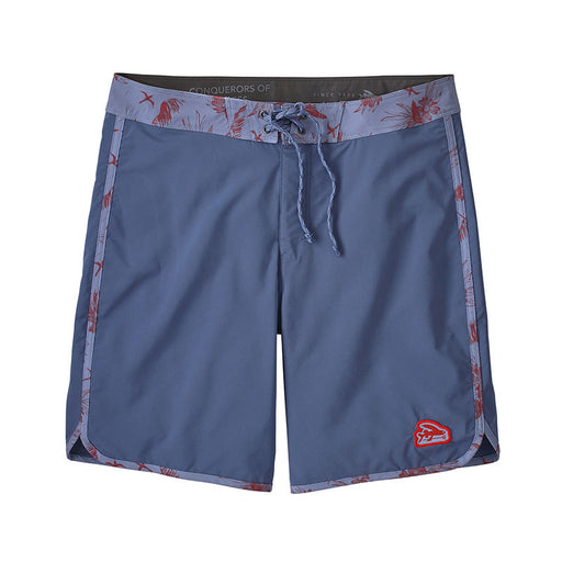 hydropeak scallop boardshorts 16 in. - herr - flying fish patch current blue