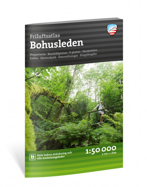 friluftsatlas bohusleden 1:50000 - böcker - calazo förlag