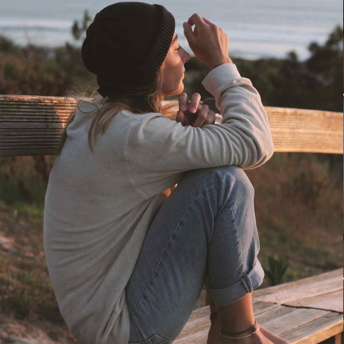 Terry Sweater - Ecru - Unisex