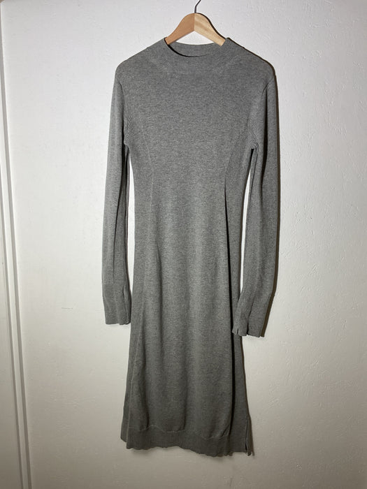 Grey Cashmere Knitted Dress