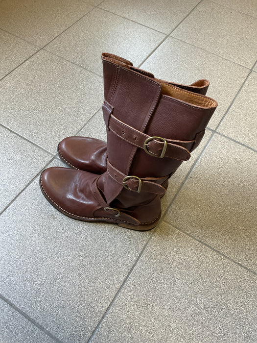 7040 Noce Leather Boots.