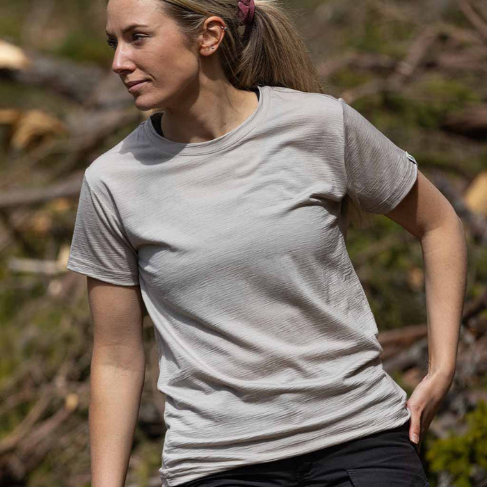 LightWool 180 Classic Tee - Simply Taupe - Dam