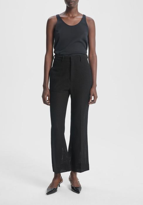 Credo Cropped Check Trouser