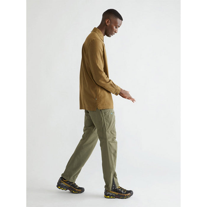 Helheim Longsleeve Shirt - Olive-Juniper Green - Herr