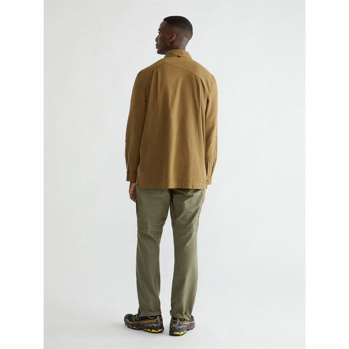 Helheim Longsleeve Shirt - Olive-Juniper Green - Herr