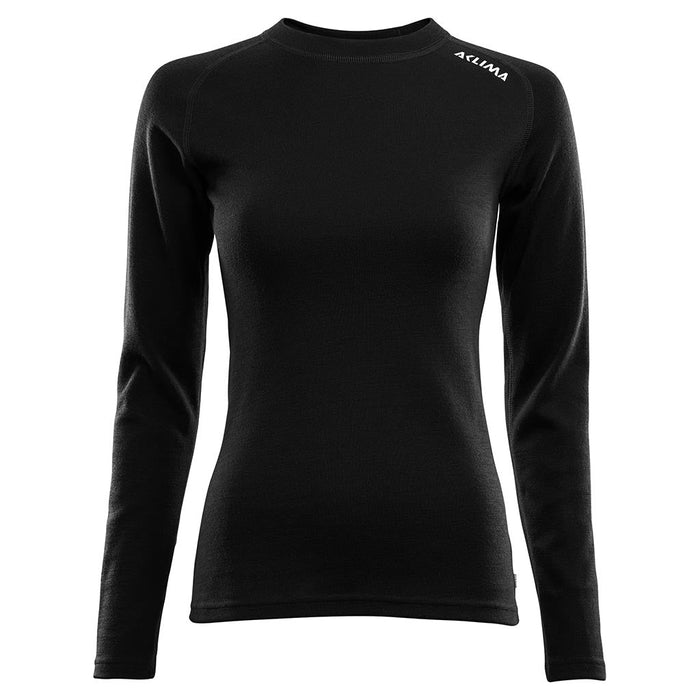 WarmWool Crewneck - Jet Black - Dam