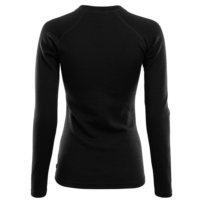 WarmWool Crewneck - Jet Black - Dam