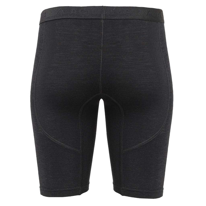 WarmWool Shorts Long - Jet Black - Dam