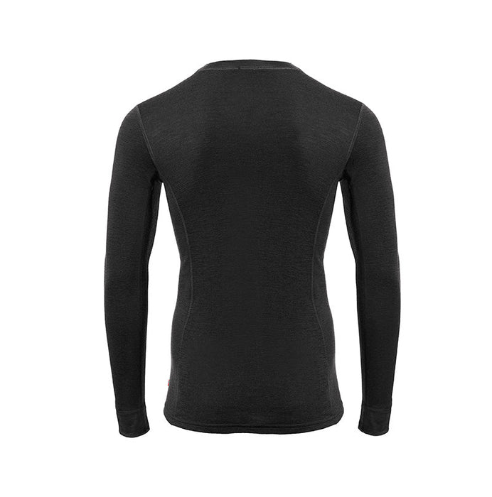 WarmWool Crewneck - Jet Black - Herr