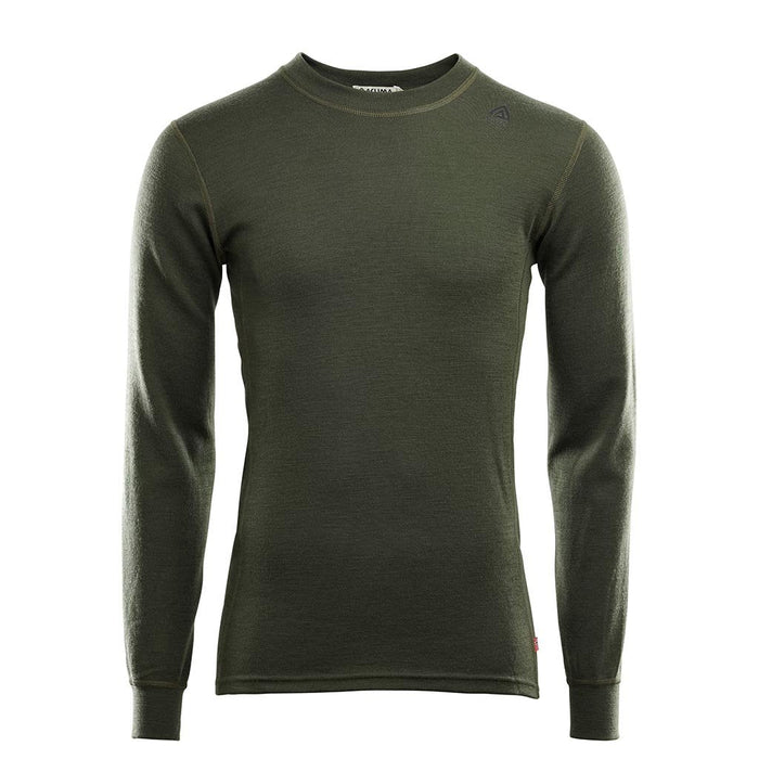 WarmWool Crewneck - Olive Night - Herr
