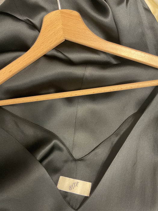 Sleeveless V Silk Dress