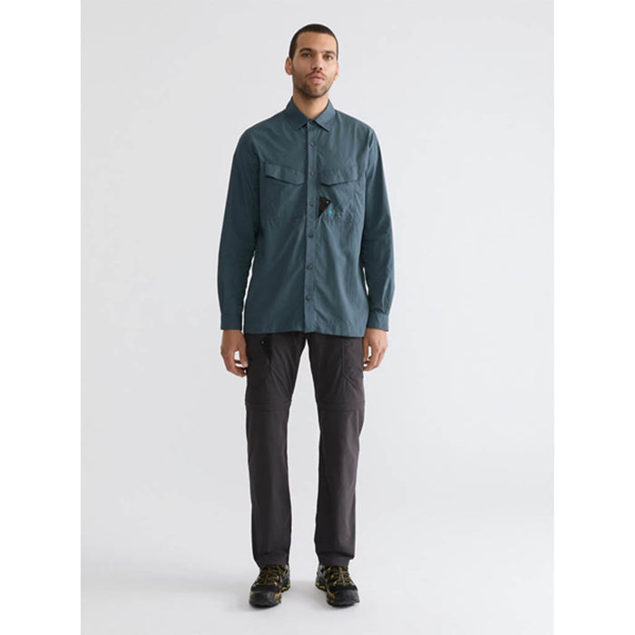 Syn Longsleeve Shirt - Thistle Blue - Herr