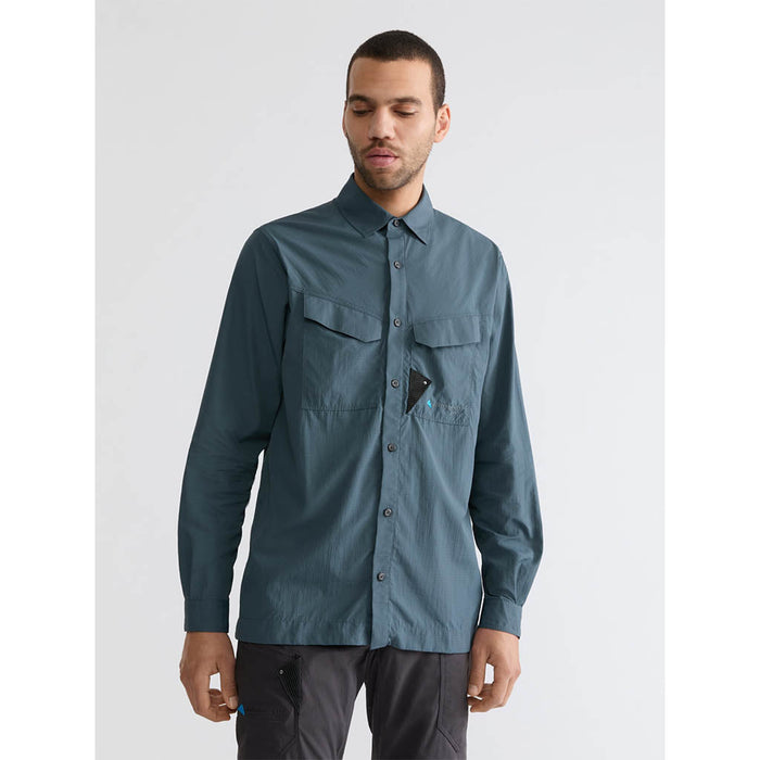 Syn Longsleeve Shirt - Thistle Blue - Herr
