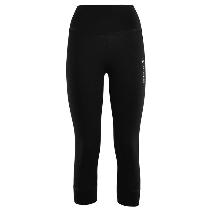 WarmWool 3/4 Longs - Jet Black - Dam