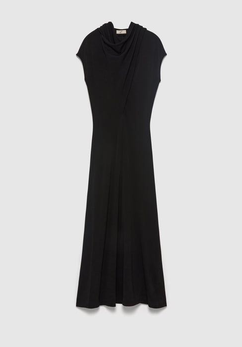 Verso Draped Scarf Dress