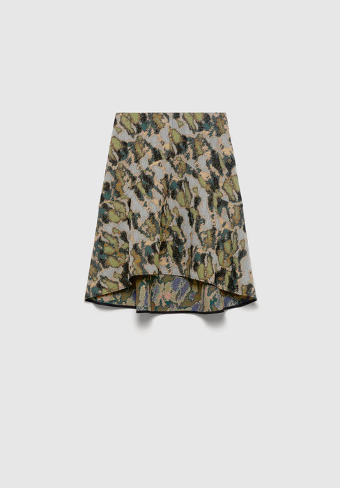 Shield Jacquard Skirt