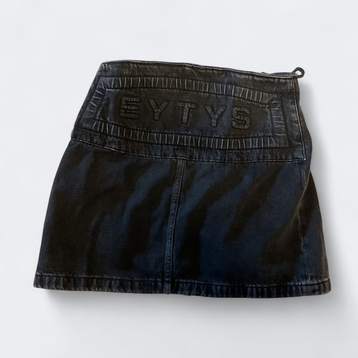 Rouge Stone Black Denim Skirt