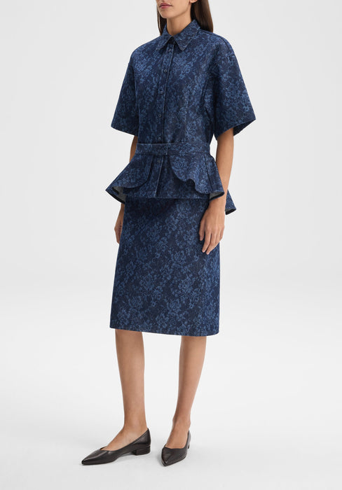 Lace Print Denim Skirt (kopia)