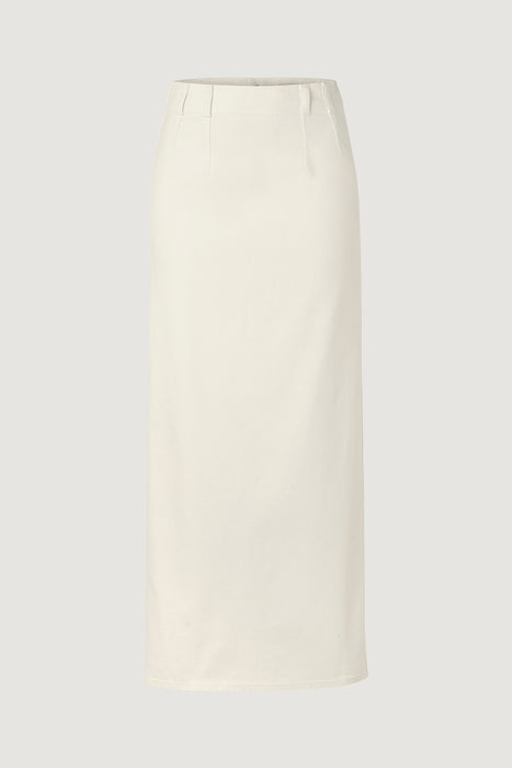 Mirella Denim Skirt White