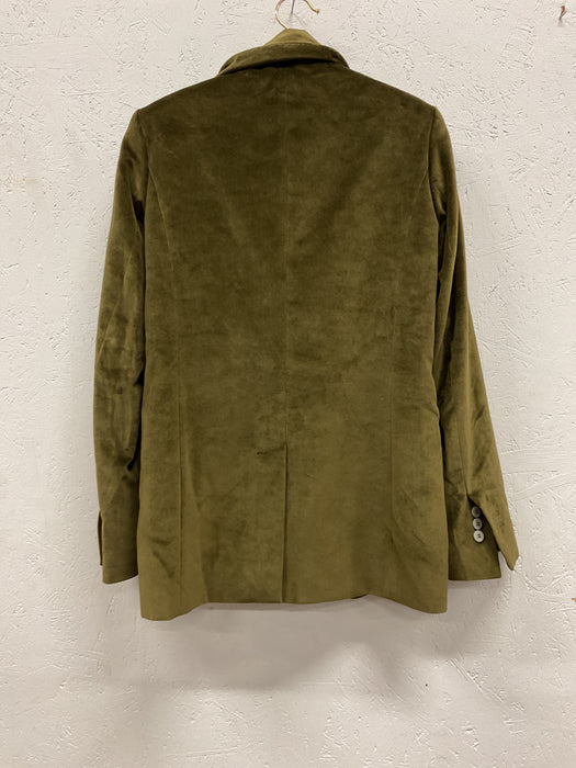 Green Velvet Blazer