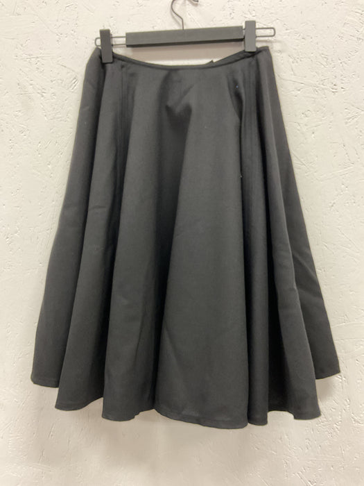 Tailored Voluminous Wool Skirt